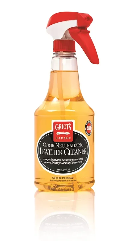 Griot‘S Garage 10971 Odor Neutralizing Leather Cleaner 22Oz – Cleans Leather & Vinyl Seats, Dashboards, Door Panels & More While Removing Odors. Safe On Analine & Pigmented Leather