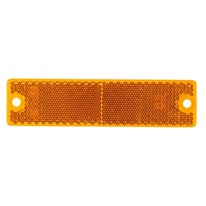 Grote 40133-5 Yellow Mini Stick-On / Screw-Mount Rectangular Reflectors
