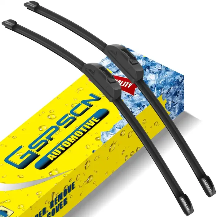 Gspscn Oem Quality 22‘‘+22‘‘ Premium Original Replacement Windshield Wiper Blades,Quiet And Durable Stable High Performance All-Season Auto Wiper Blades For J Hook (Pack Of 2)