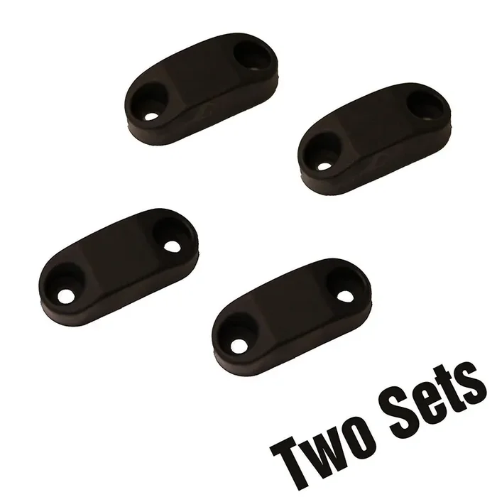 H. Bowes 1 Strongest – Rv & Trailer Magnetic Door/Baggage Door Catch Camper Black Plastic (2-Pair)