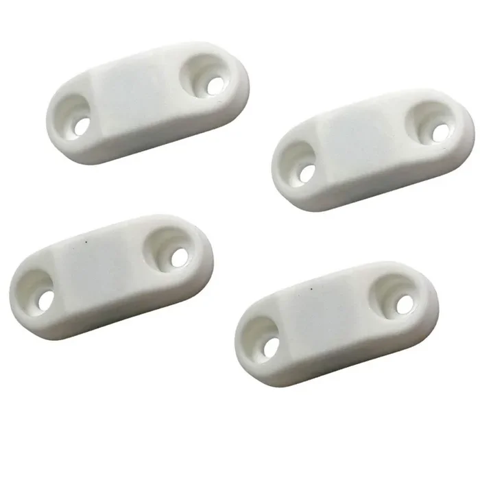 Hamilton Bowes 1 Strongest – Rv & Trailer Magnetic Door/Baggage Door Catch Camper (White Plastic 2-Pairs)