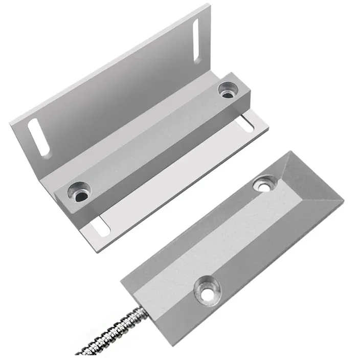 Heavy Duty Wired Alarm Garage Door Magnetic Contacts Switch Sensor Nc With Adjustable Bracket