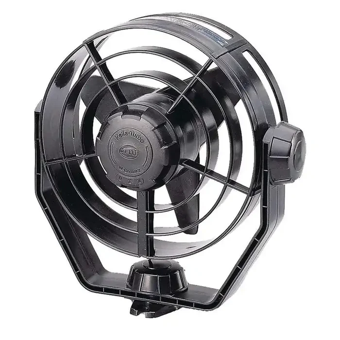 Hella Marine 2-Speed Turbo Fan – 24V – Black