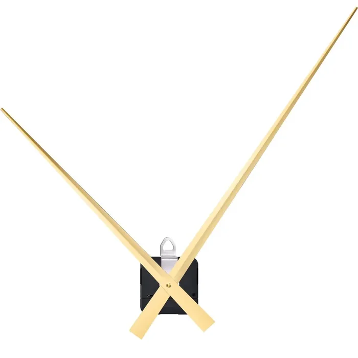High Torque Clock Movement Mechanism With 17.8 Inch Long Clock Hands (Gold)