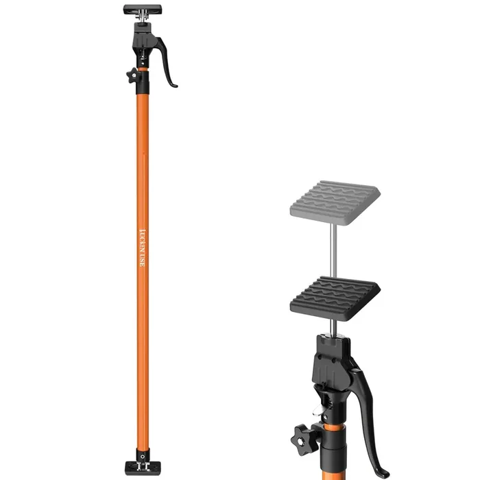 Holothurian Cabinet Jack Support Pole, 49.2-114.2 Inches Third Hand Tools Adjustable Support Pole, 3Rd Hand Support System For Upper Cabinet Installation, 154 Lb Capacity, 1-Pack