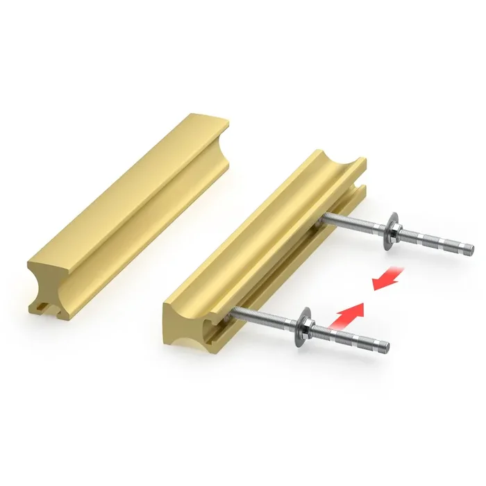 Homdiy 10 Pack Adjustable Brushed Brass Cabinet Pulls 1‘ To 4‘ (25-102Mm) Adjustable Hole Distance Drawer Pulls