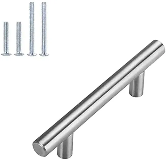 Homdiy 20Pack 3 Inch Brushed Nickel Cabinet Pulls Modern Cabinet Handles – Brushed Nickel Drawer Pulls Stainless Steel Cabinet Hardware,5 Inch Overall Cabinet Door Handles For Cabinets,Cupboard