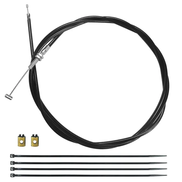 Hooup 75‘‘ 1900Mm Straight Throttle Cable For 90Cc 110Cc 125Cc Kandi Gka Gka2 Go Kart Black Widow Go Cart Yerf Dog Mini Bike Gas Scooter Dirt Bike Buggy