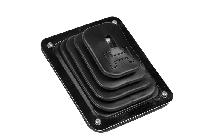 Hurst 1144580 B-4 Shifter Boot And Plate Kit , Black