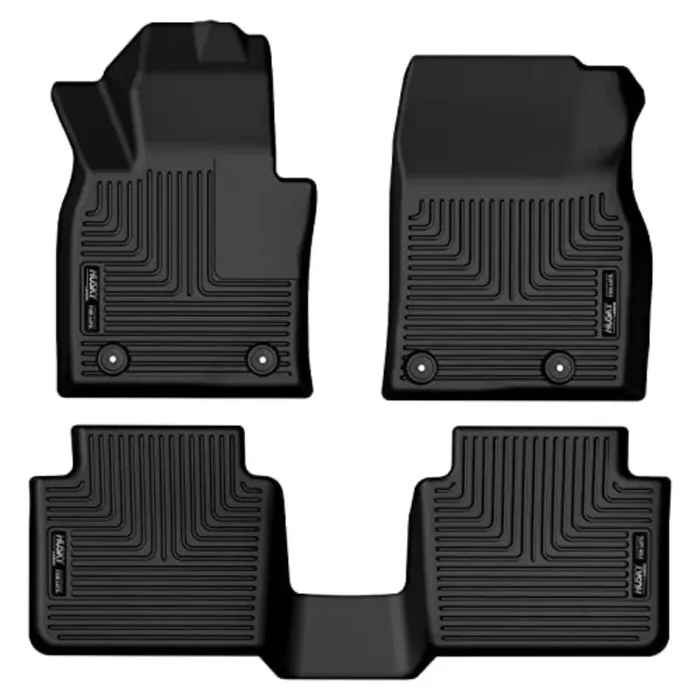 Husky Liners Weatherbeater Floor Mats Fits 2023-2024 Mazda Cx-50 Front & 2Nd Row, 3-Pc Black – 96621