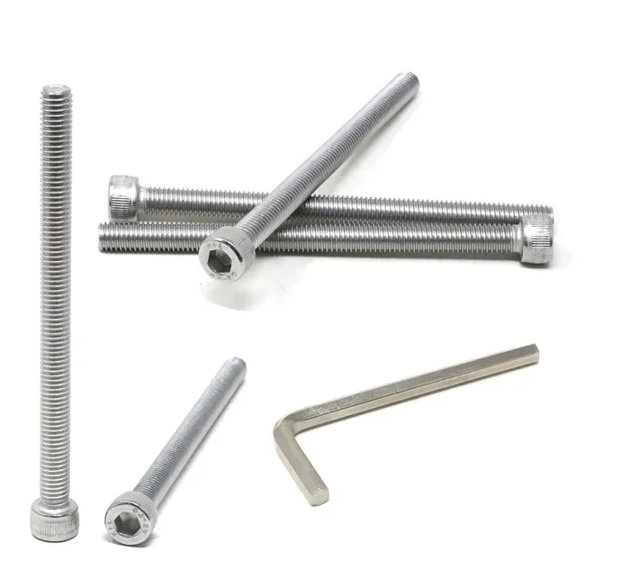 Iexcell 5 Pcs M8 X 110Mm Thread Pitch 1.25 Mm Stainless Steel 304 Hex Socket Head Cap Screws Bolts Kit