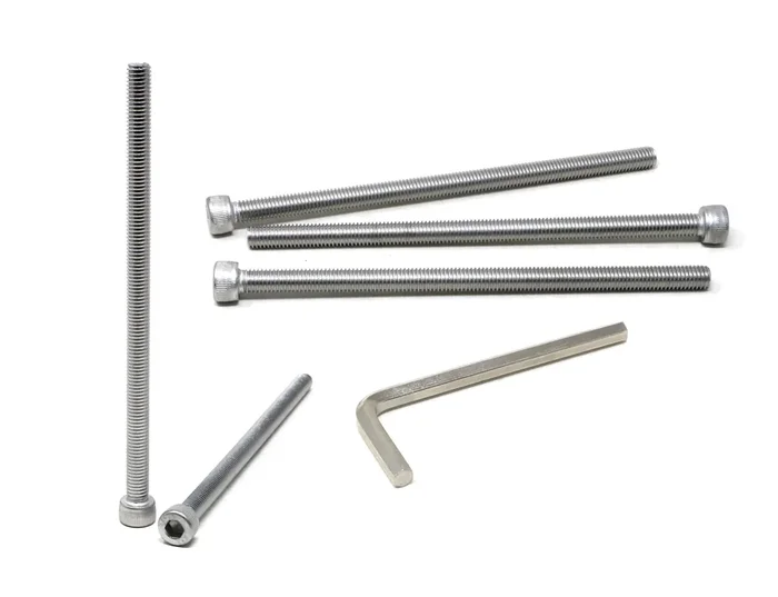 Iexcell 5 Pcs M8 X 150Mm Thread Pitch 1.25 Mm Stainless Steel 304 Hex Socket Head Cap Screws Bolts Kit