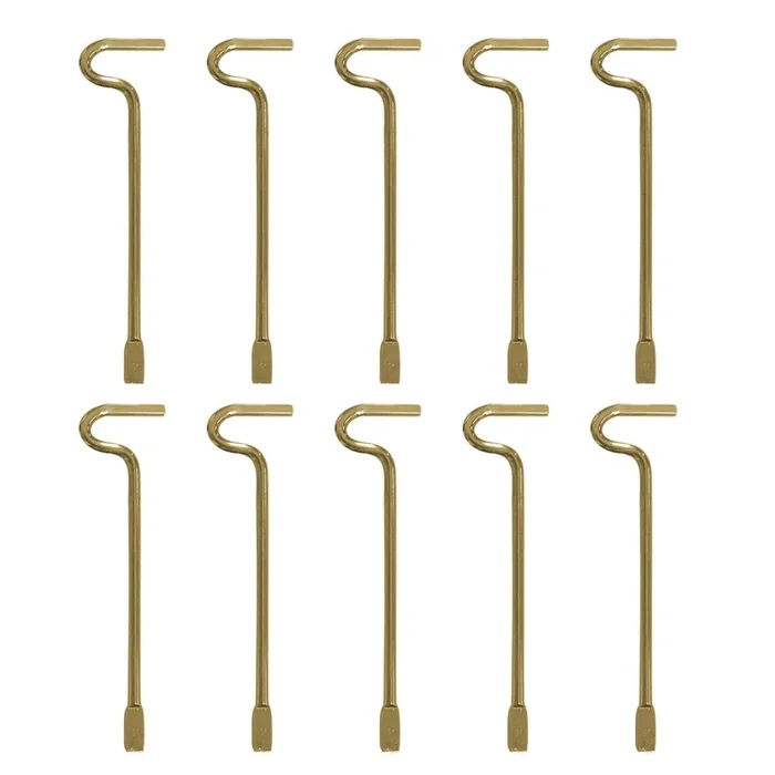 Interior Bathroom Door Key Emergency Key, Bedroom Door Key Replacement Solid Key For Interior Door – 10 Pack
