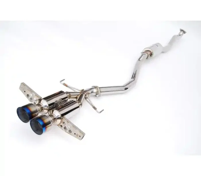Invidia Civic SI Hatchback R400 Cat-Back Exhaust System with Titanium Burnt Tips HS17CHB7GM2ST