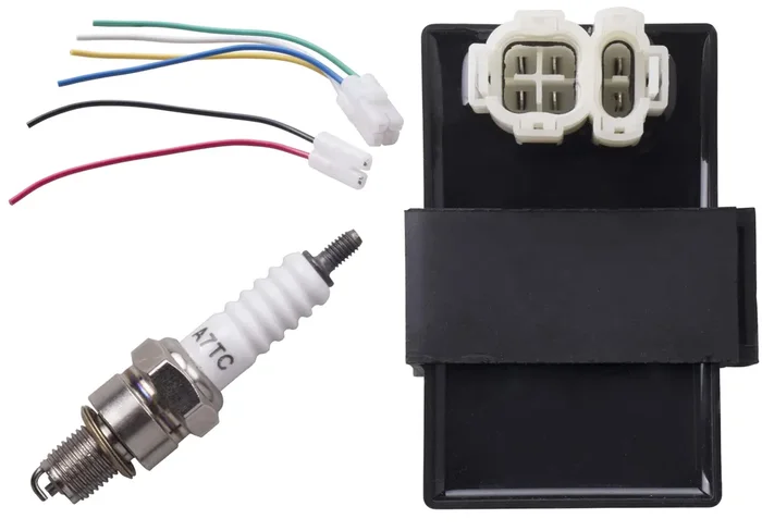 Jingke 6 Pin Dc Cdi Box For Gy6 4 Stroke 50Cc 125Cc 150Cc Scooter Moped Taotao Atv Quad Go Kart Bike (Dc-Gy6)