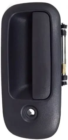 Lcyolada Exterior Door Handle Front Left Driver Side For 1996-2009 Chevy Express, Gmc Savana 1500 2500 3500 4500 Van, Replaces 79320,W/Key Hole,Textured Black