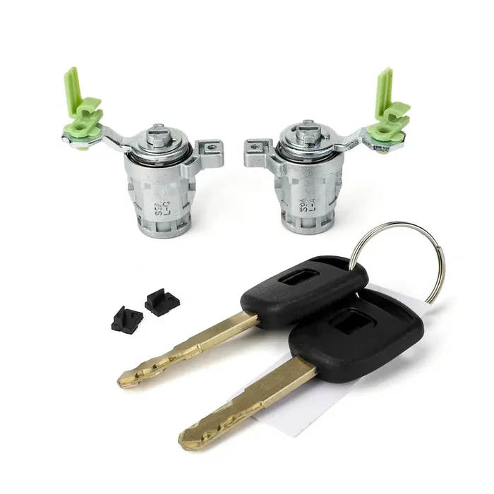 Lock Cylinder W/2 Keys Left & Right Compatible With Honda 1998-2002 Accord, 2001-2005 Civic, 1999-2004 Odyssey, 2000-2009 S2000, 72185-S9A-013