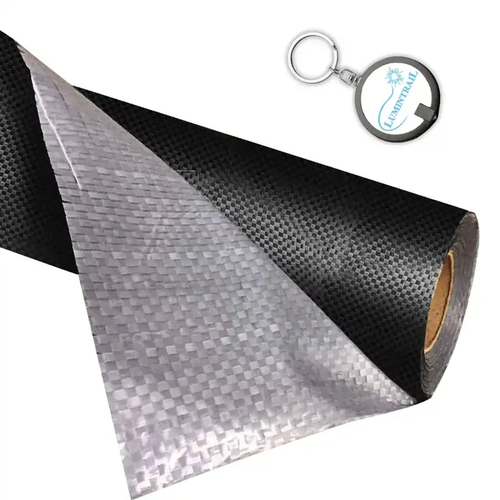 Lumintrail Mobile Flex Bottom Board Mobile Home Underbelly Wrap Repair 48″ X 14Ft Durable Polyethylene Vapor Barrier For Mobile Home, Rv, Trailers, Campers With A Keychain Light