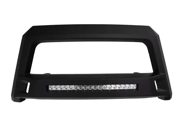 Lund 86521205 Revolution Bull Bar With Integrated Led Light Bar, Black Steel For 2010-2018 Dodge Ram 2500/3500