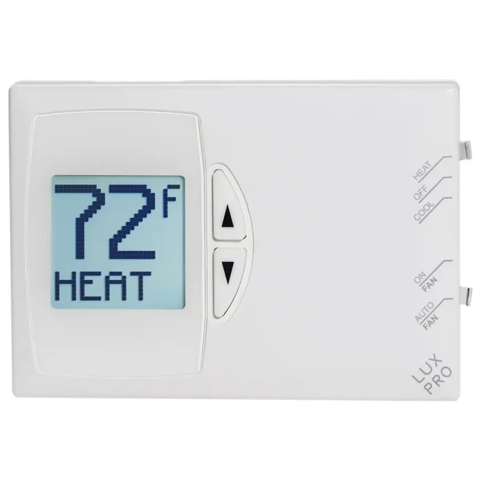 Lux Pro Psd111B Non-Programmable Thermostat For Home Use; 1 Heat, 1 Cool