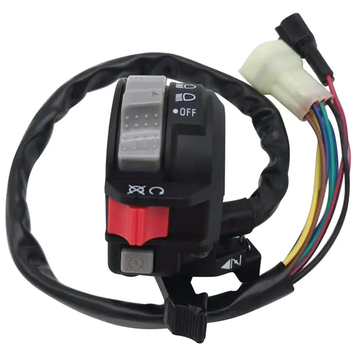M Mati Left Handlebar Switch Control Engine Start Run Off Headlight For Yamaha Yfm Big Bear 250/400 Grizzly 350/400/660 Kodiak 400/450 Wolverine 350/450 Raptor 350/660 Bruin 250/350 5Lp-83973-01-00