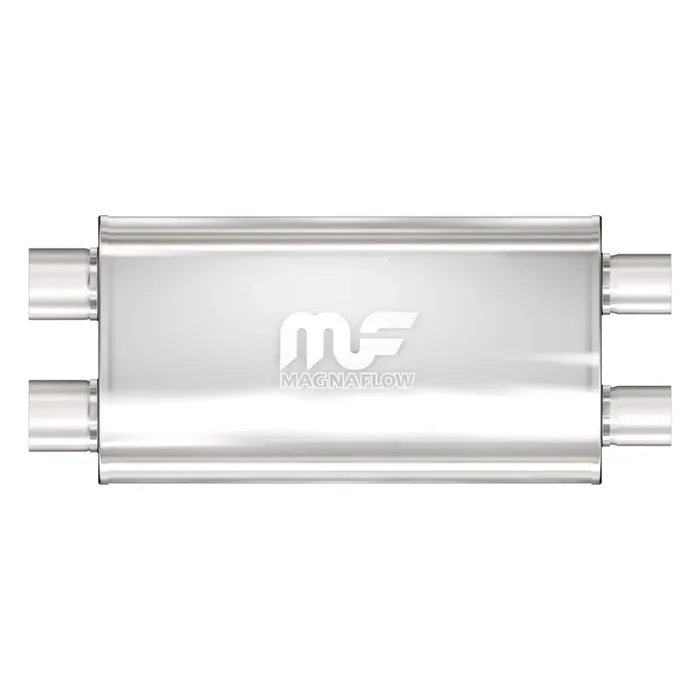 Magnaflow Performance Exhaust Muffler 12599 3/3 Inlet/Outlet, 5X11X22 Oval, Stainless Steel, Satin Finish