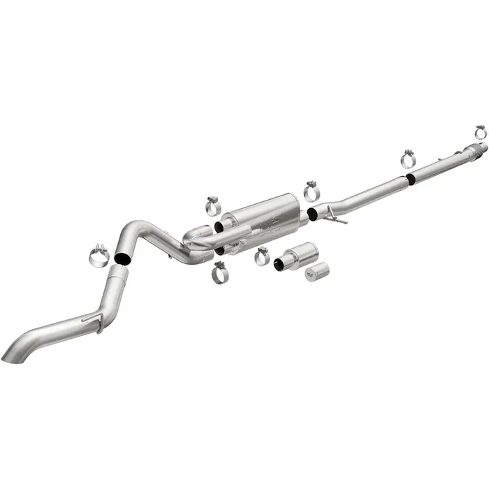 Magnaflow Performance Exhaust System 19605 Cat-Back, Overland Series, For 2019-2023 Ford Ranger, Single Straight Driver Side Rear Exit Style