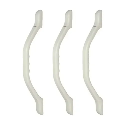 Manufacturers‘ Select Itc Weather Resistant Molded Rv Grab Handle, Entry Step Support Grab Bar For Rv, Boats, And Trailers (Bright White – 3 Pack) (X002E3Z60L)