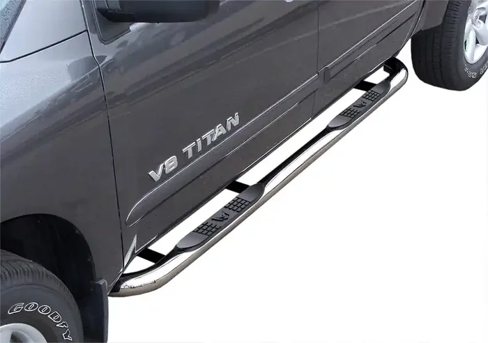 Maxmate 3 Nerf Bars Compatible With 2004-2015/2017-2024 Nissan Titan; 2016-2024 Titan Xd Crew Cab Wb2N31327 Side Step Rails Running Boards