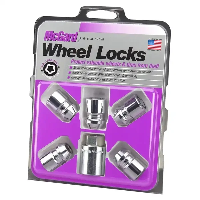 Mcgard 24552 Chrome Cone Seat Wheel Locks (M12 X 1.25 Thread Size) – Set Of 5
