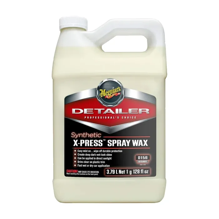 Meguiar‘s D15601 Synthetic X-Press Spray Wax – 1 Gallon Container (Packaging May Vary)