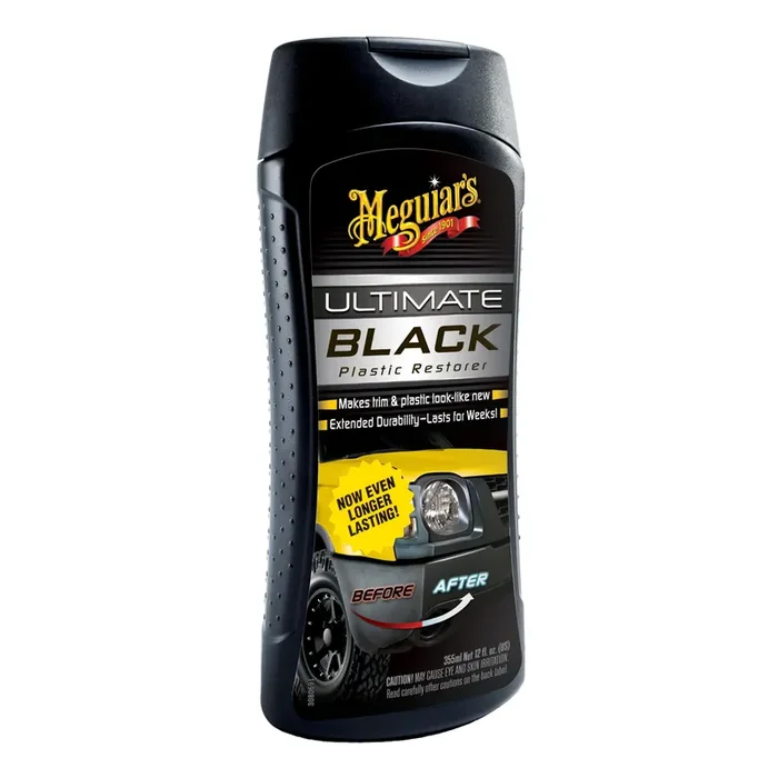 Meguiar‘S G15812Eu Ultimate Black Plastic & Trim Restorer 355Ml. Makes Black Plastic & Trim Look Like New