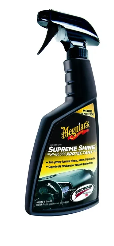 Meguiar‘S G4016Eu Supreme Shine Hi-Gloss Interior Dash & Trim Protectant 473Ml. Superior Uv Protection