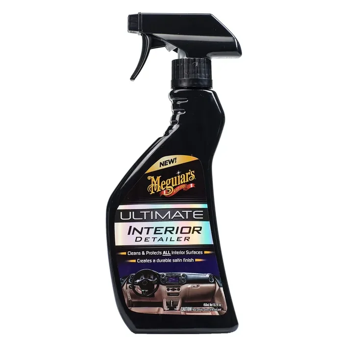 Meguiar‘s Ultimate Interior Detailer, 15.2 Oz – Protect and Enhance Your Interior with this All-In-One-Cleaner and UV Protectant – Perfect for Car Interior Maintenance with a Non-Greasy, Satin Finish