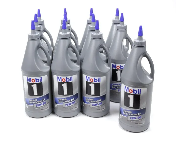 Mobil 1 104361 75W-90 Synthetic Gear Lube – 1 Quart (Pack Of 12)