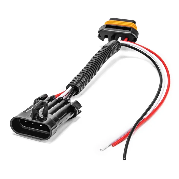 Mofun Compatible With 2015-2024 Polaris Rzr Ranger Tail Light Auxiliary Power Plug Harness Fits For License Plate Light,Whip Light,Rear Chase Light