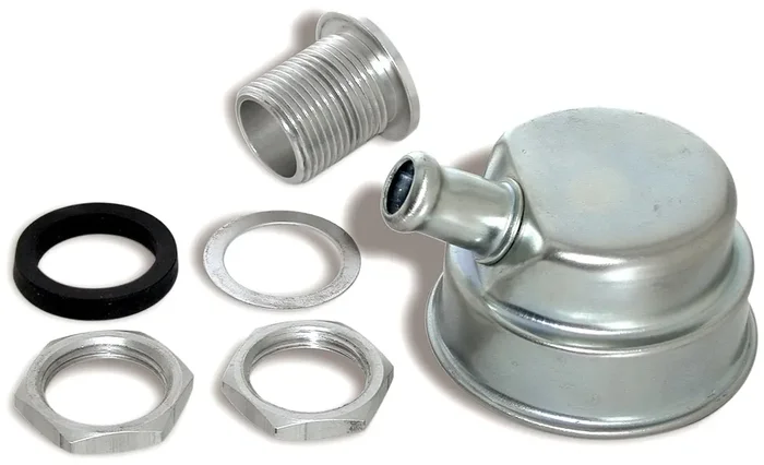 Moroso 68785 Oil Separator Breather, Positive Locking