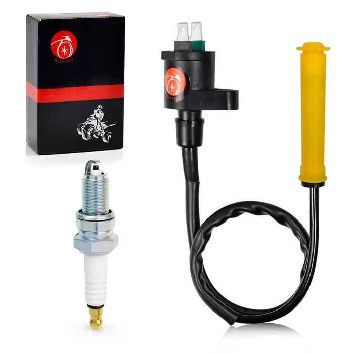 Moto1988 Ignition Coil & Spark Plug W/Cap For Honda Xr650L 1993-2023 Xr600R 1988-2000