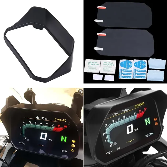 Motorcycle Instrument Speedometer Sun Visor Glare Shield Protection Cover For Bmw R1200Gs Adv R1250Gs Adventure F750Gs F850Gs Lc/Adv C400X Screen Film Protection