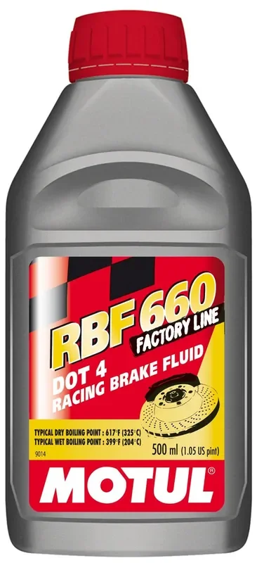 Motul 101667 Rbf 660 Dot-4 100 Percent Synthetic Racing Brake Fluid – 500 Ml