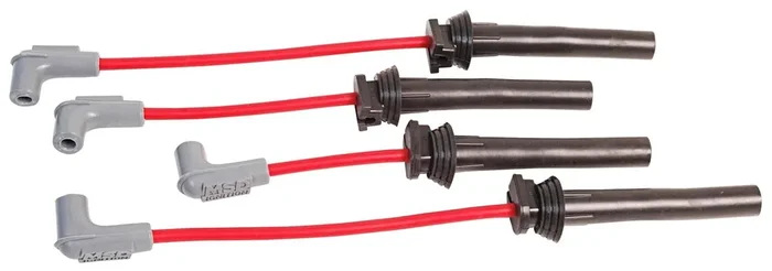 Msd 32879 Super Conductor Spark Plug Wire Set, Red