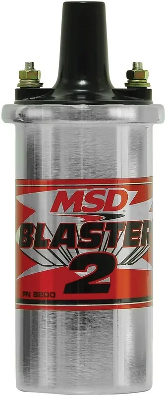 Msd 8200Msd Blaster 2 Ignition Coil, Chrome, W/Ballast/Hardware