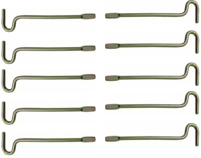 Nl 10 Pack Emergency Keys For Interior Door Locksets Key Pin For Schlag Interior Privacy Door Lock Compatible For Bedroom Bathroom (Flat Pin)