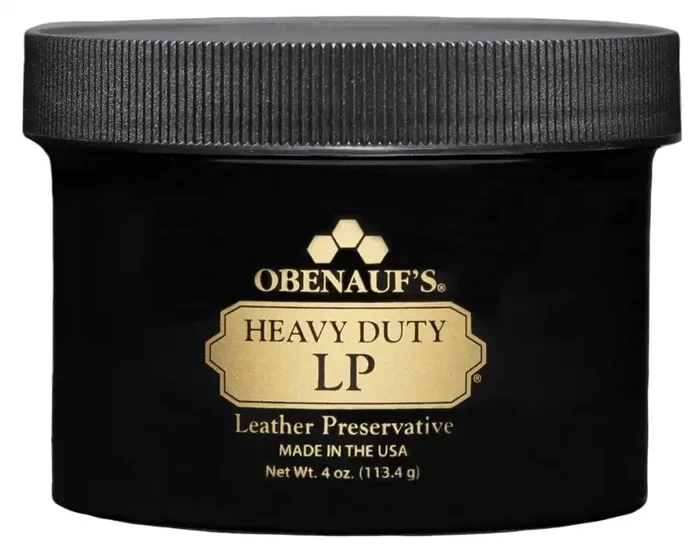 Obenauf‘S Heavy Duty Lp Leather Preservative (4Oz)- All Natural Beeswax Oil Conditioner- Rejuvenate Restore & Preserve Sunfaded Or Cracked Boots Jackets Saddles Car Auto Upholstery Furniture- Usa Made