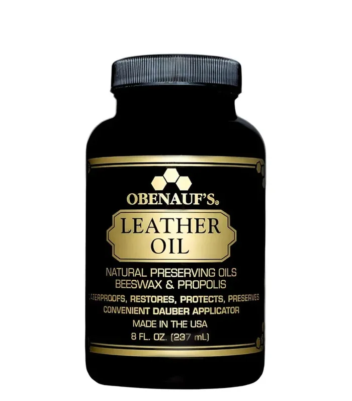 Obenauf‘S Leather Oil – Leather Conditioner (8Oz) – Restore And Protect Leather Boots, Jackets, Purses As Well As Car Leather, Leather Furniture And Much More – Made In The Usa (With Applicator)