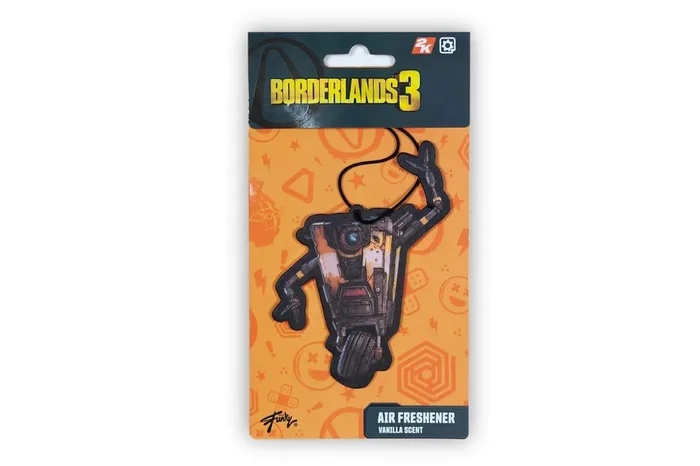 Official Borderlands 3 Hanging Air Freshener – Vanilla Scented – Features Claptrap From The Hit Videogame Franchise – Perfect For House, Car, Office – Licensed Gearbox Merchandise