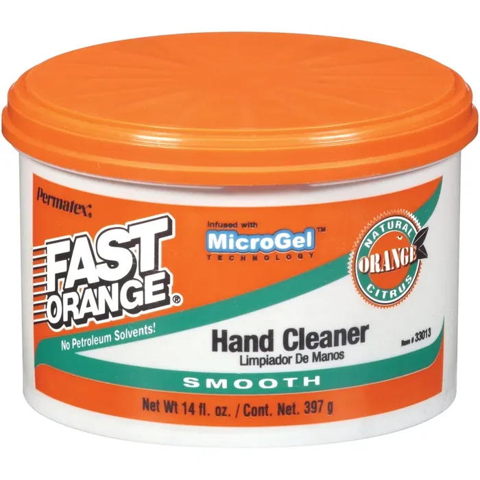 Permatex 33013 Fast Orange Smooth Cream Hand Cleaner, 14 Oz., 14 Ounce