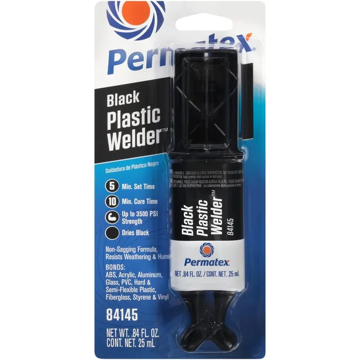 Permatex 84145 Permapoxy Black Plastic Weld – 0.84 Fl. Oz.