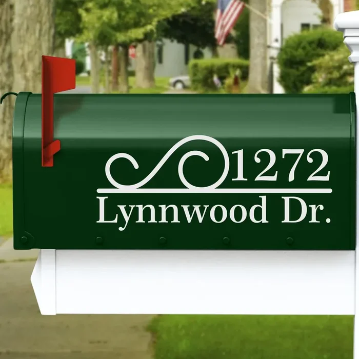 Personalized Mailbox Decal – Reflective Customized Numbers Sticker – Number Stickers Outdoor House – Custom Address Decals – Waterproof Outside Letters For Mailboxes