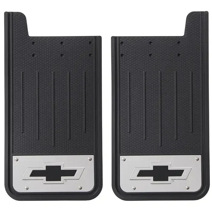 Plasticolor 000596R01 Chevy Black Rear Heavy-Duty Mud Guard